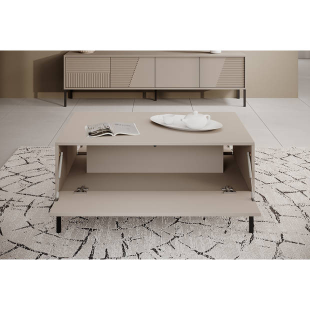 Meubella Salontafel Davey - Beige - 100 cm