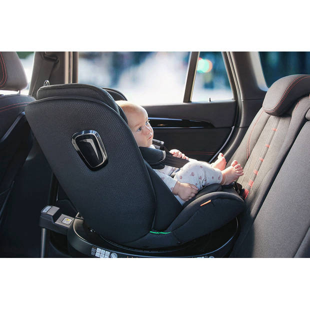 BabyAuto Aitana - i-Size Autostoel - 360 graden draaibaar - Isofix - 40-150 cm - 0-36kg - Tot 12 jaar - Kleur Zwart