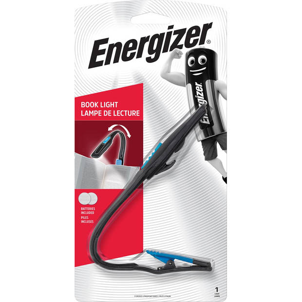 Energizer leeslamp Booklite, inclusief 2 CR2032 batterijen, op blister