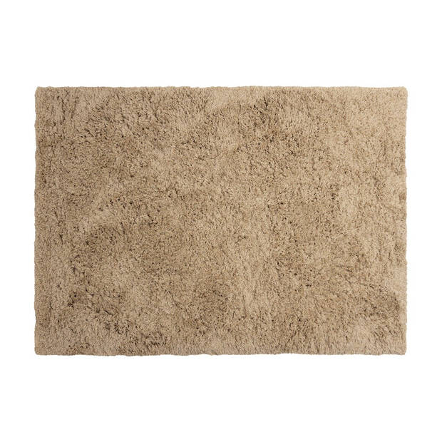 Hoogpolig Vloerkleed Pilo Beige Polyester Interieur05