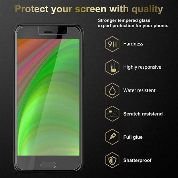 Cadorabo 3x Screenprotector geschikt voor HTC U PLAY in KRISTALHELDER - Tempered Display Pantser Film beschermglas