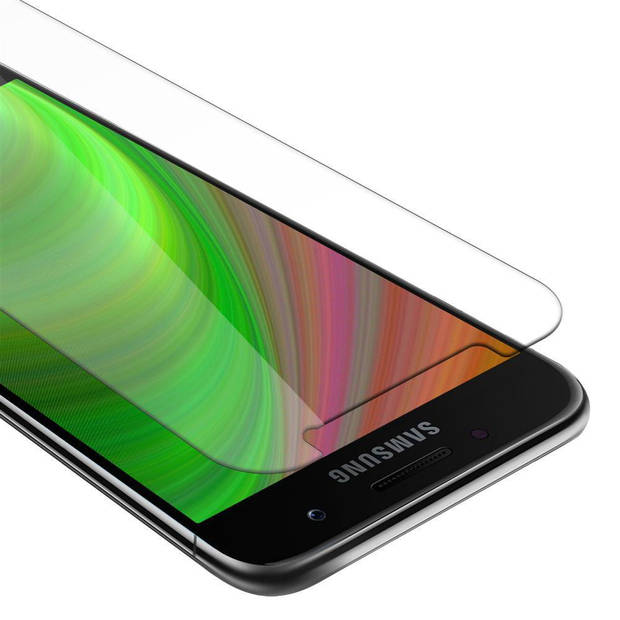 Cadorabo Screenprotector geschikt voor Samsung Galaxy A3 2017 in KRISTALHELDER - Tempered Display Pantser Film