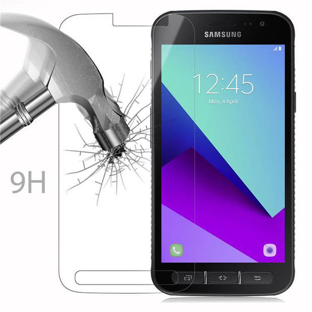 Cadorabo Screenprotector geschikt voor Samsung Galaxy XCover 4 / XCover 4s in KRISTALHELDER - Tempered Display Pantser