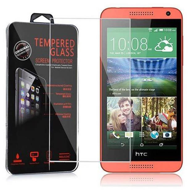 Cadorabo Screenprotector geschikt voor HTC Desire 610 in KRISTALHELDER - Tempered Display Pantser Film beschermglas
