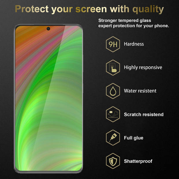 Cadorabo Screenprotector geschikt voor Samsung Galaxy S21 ULTRA in KRISTALHELDER - Tempered Display Pantser Film