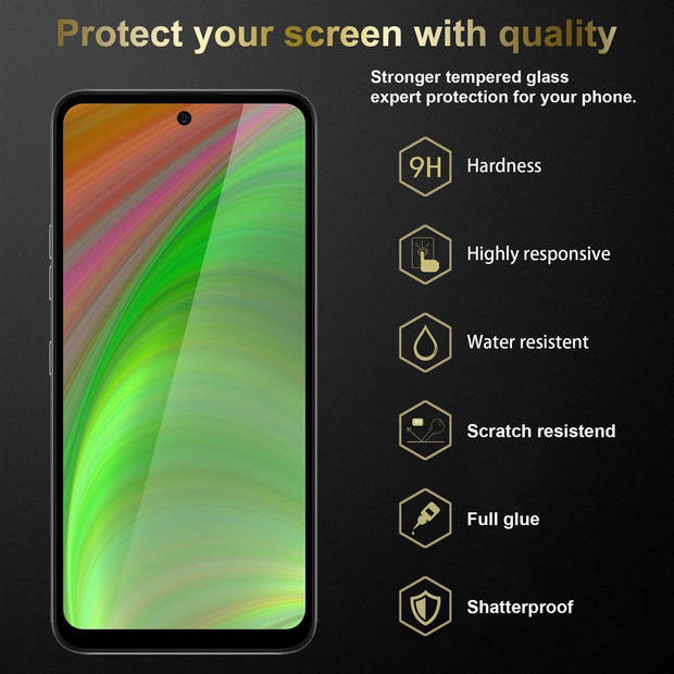 Cadorabo 3x Screenprotector geschikt voor Samsung Galaxy A72 4G / 5G in KRISTALHELDER - Tempered Display Pantser Film