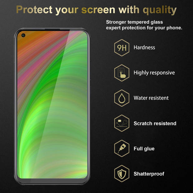 Cadorabo Screenprotector geschikt voor OnePlus 8T in KRISTALHELDER - Tempered Display Pantser Film beschermglas