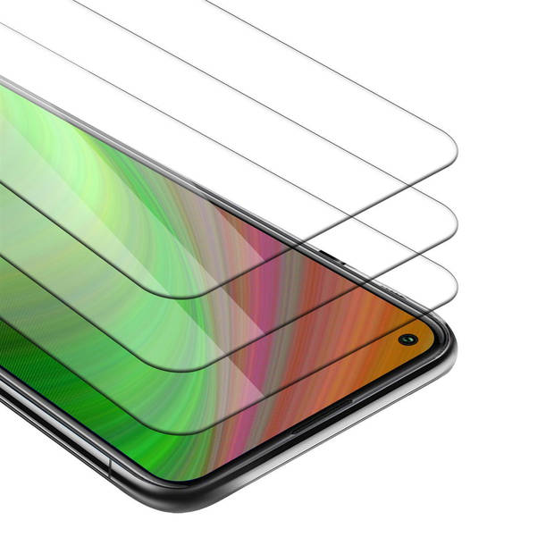 Cadorabo 3x Screenprotector geschikt voor OnePlus 8T in KRISTALHELDER - Tempered Display Pantser Film beschermglas