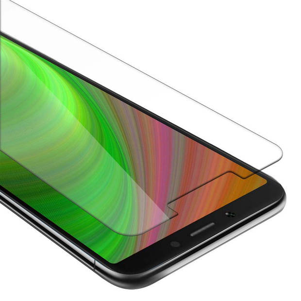 Cadorabo Screenprotector geschikt voor Xiaomi RedMi 6 in KRISTALHELDER - Tempered Display Pantser Film beschermglas