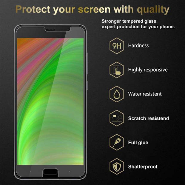 Cadorabo Screenprotector geschikt voor Xiaomi RedMi PRO in KRISTALHELDER - Tempered Display Pantser Film beschermglas