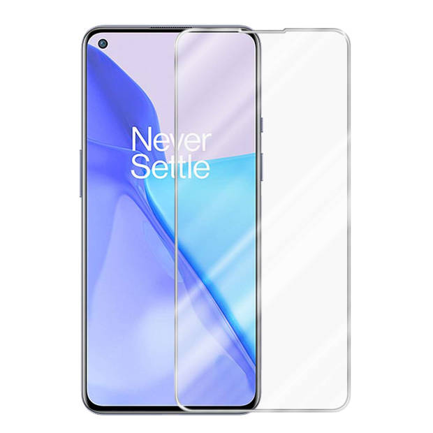 Cadorabo Screenprotector geschikt voor OnePlus 9 in KRISTALHELDER - Tempered Display Pantser Film beschermglas