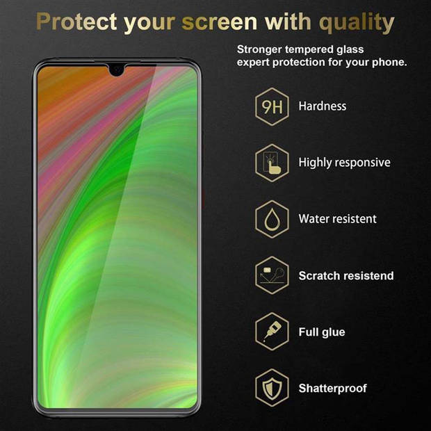 Cadorabo Screenprotector geschikt voor Huawei P30 in KRISTALHELDER - Tempered Display Pantser Film beschermglas