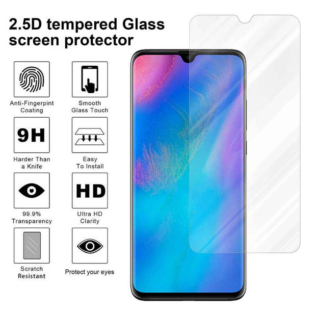 Cadorabo Screenprotector geschikt voor Huawei P30 PRO in KRISTALHELDER - Tempered Display Pantser Film beschermglas