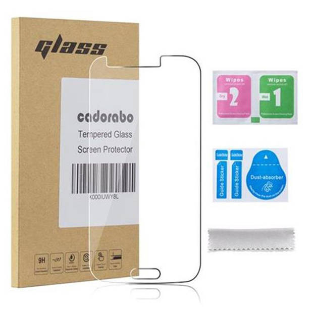 Cadorabo Screenprotector geschikt voor Samsung Galaxy ACE 4 in KRISTALHELDER - Tempered Display Pantser Film