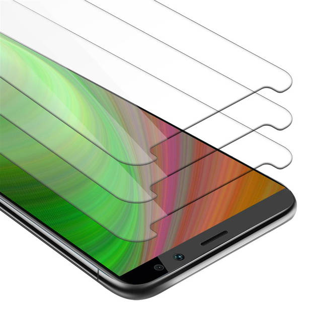 Cadorabo 3x Screenprotector geschikt voor Huawei MATE 10 LITE in KRISTALHELDER - Tempered Display Pantser Film