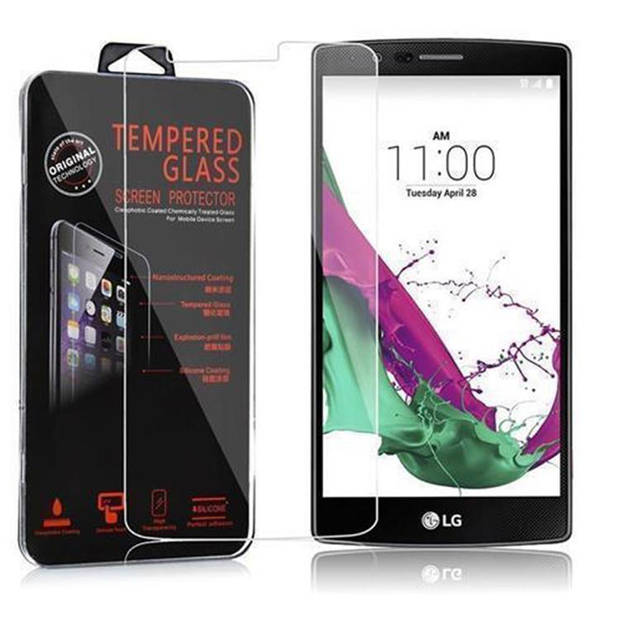 Cadorabo Screenprotector geschikt voor LG G4 / G4 PLUS in KRISTALHELDER - Tempered Display Pantser Film beschermglas