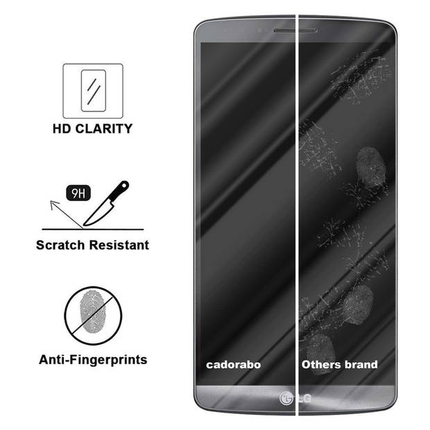 Cadorabo Screenprotector geschikt voor LG G3 in KRISTALHELDER - Tempered Display Pantser Film beschermglas