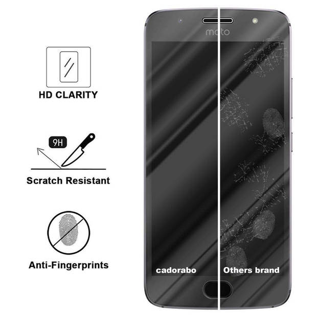 Cadorabo Screenprotector geschikt voor Motorola MOTO G5S PLUS in KRISTALHELDER - Tempered Display Pantser Film