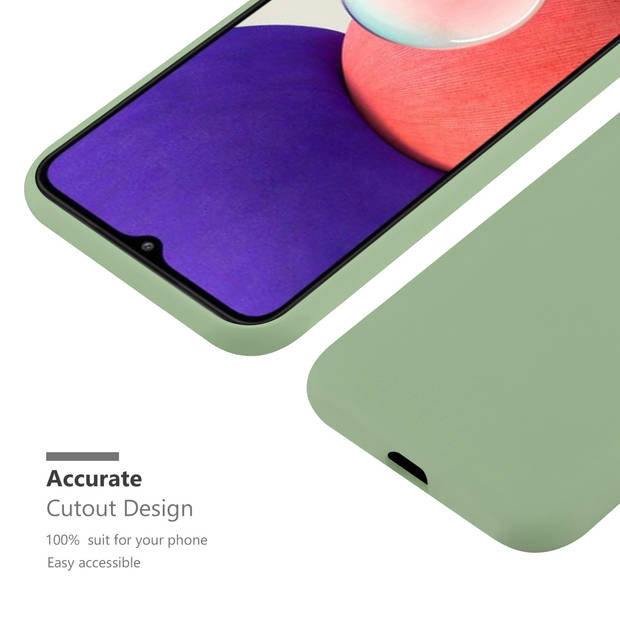 Cadorabo Hoesje geschikt voor Samsung Galaxy A22 5G in CANDY PASTEL GROEN - Beschermhoes TPU silicone Case Cover