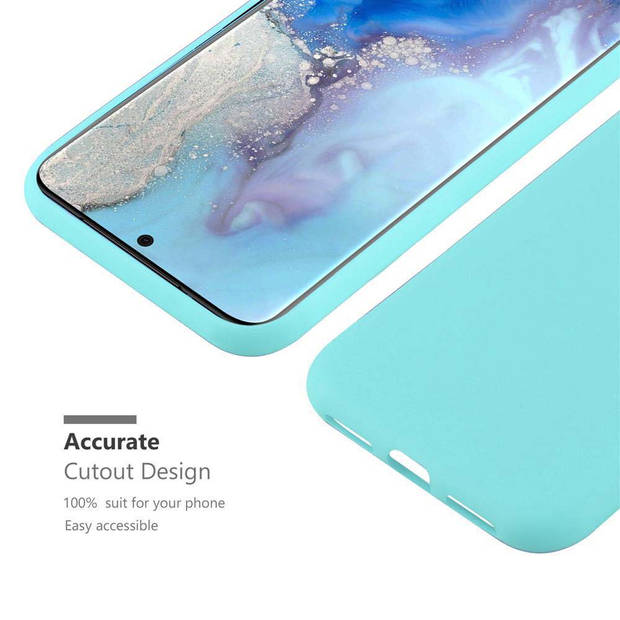 Cadorabo Hoesje geschikt voor Samsung Galaxy S20 in CANDY BLAUW - Beschermhoes TPU silicone Case Cover