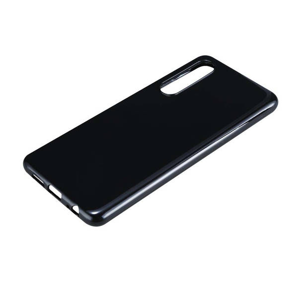 Cadorabo Hoesje geschikt voor Huawei P30 in ZWART - Beschermhoes Cover gemaakt van TPU Silicone Case