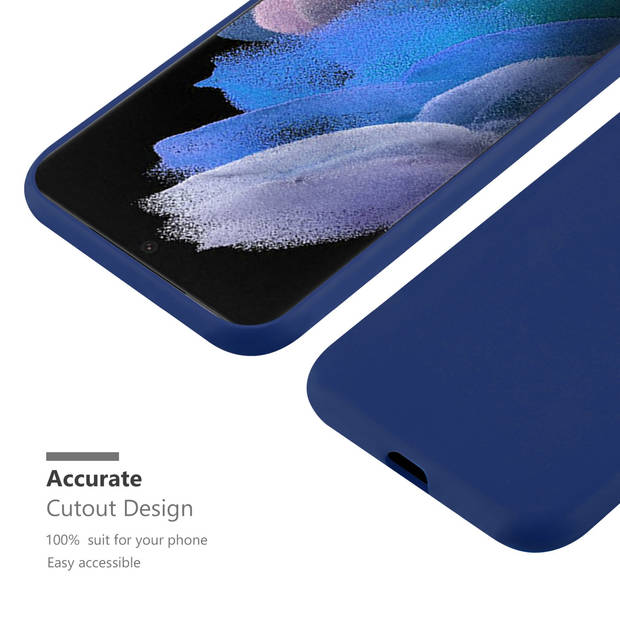 Cadorabo Hoesje geschikt voor Samsung Galaxy S22 ULTRA in CANDY DONKER BLAUW - Beschermhoes TPU silicone Case Cover
