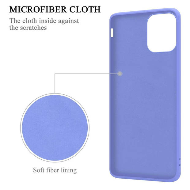 Cadorabo Hoesje geschikt voor Apple iPhone 13 MINI in LIQUID LICHT PAARS - Beschermhoes van TPU silicone Case Cover met