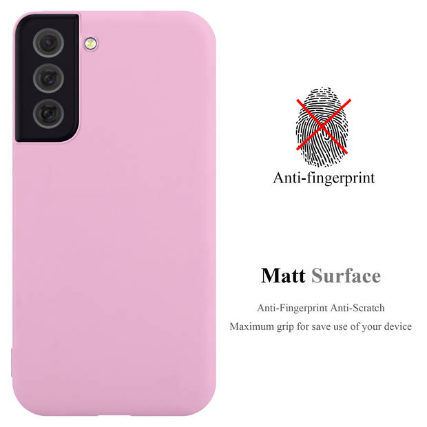 Cadorabo Hoesje geschikt voor Samsung Galaxy S22 PLUS in CANDY ROZE - Beschermhoes TPU silicone Case Cover