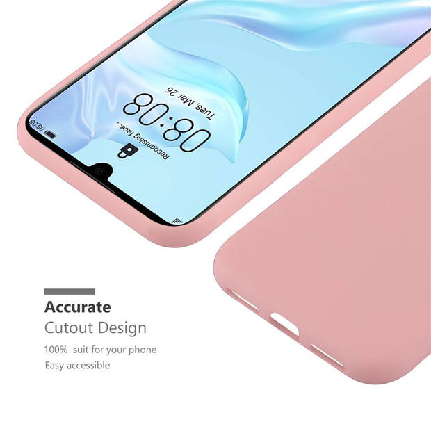 Cadorabo Hoesje geschikt voor Huawei P30 in CANDY ROZE - Beschermhoes TPU silicone Case Cover