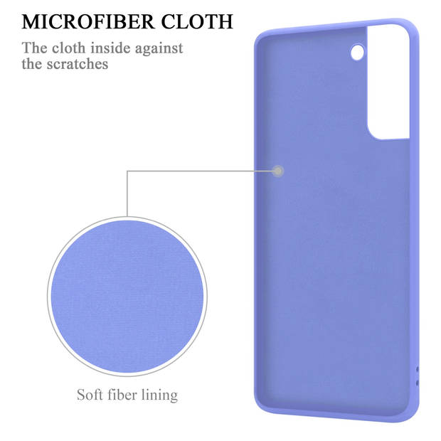 Cadorabo Hoesje geschikt voor Samsung Galaxy S22 PLUS in LIQUID LICHT PAARS - Beschermhoes van TPU silicone Case Cover