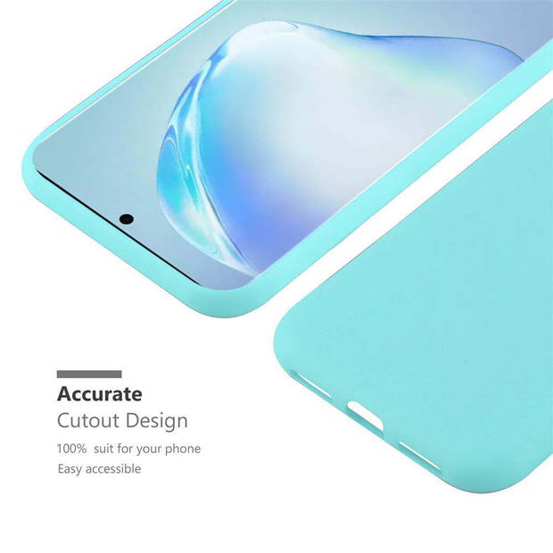 Cadorabo Hoesje geschikt voor Samsung Galaxy S20 PLUS in CANDY BLAUW - Beschermhoes TPU silicone Case Cover