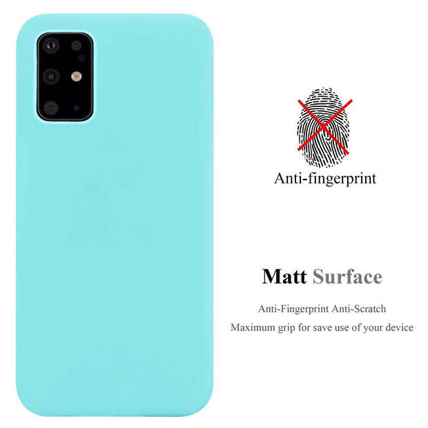 Cadorabo Hoesje geschikt voor Samsung Galaxy S20 PLUS in CANDY BLAUW - Beschermhoes TPU silicone Case Cover