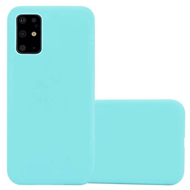 Cadorabo Hoesje geschikt voor Samsung Galaxy S20 PLUS in CANDY BLAUW - Beschermhoes TPU silicone Case Cover