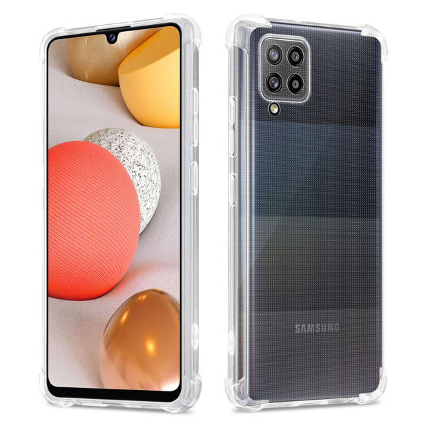 Cadorabo Hoesje geschikt voor Samsung Galaxy A42 5G / M42 5G in Doorzichtig - Beschermhoes Cover gemaakt van TPU