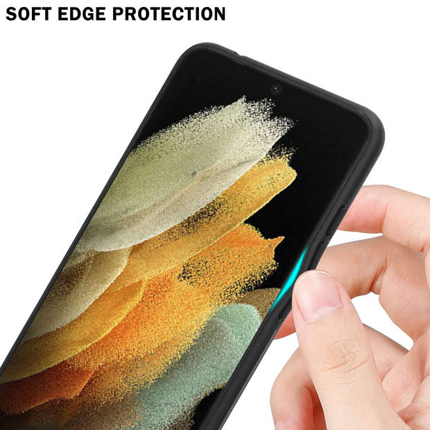 Cadorabo Hoesje geschikt voor Samsung Galaxy S22 ULTRA in ROZE - BLAUW - Tweekleurige beschermhoes TPU-silicone Case