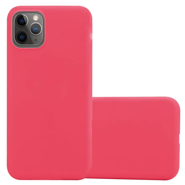 Cadorabo Hoesje geschikt voor Apple iPhone 13 MINI in CANDY ROOD - Beschermhoes TPU silicone Case Cover