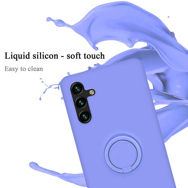 Cadorabo Hoesje geschikt voor Samsung Galaxy A13 5G in LIQUID LICHT PAARS - Beschermhoes van TPU silicone Case Cover met