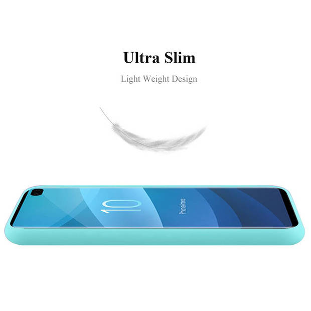 Cadorabo Hoesje geschikt voor Samsung Galaxy S10 PLUS in CANDY BLAUW - Beschermhoes TPU silicone Case Cover