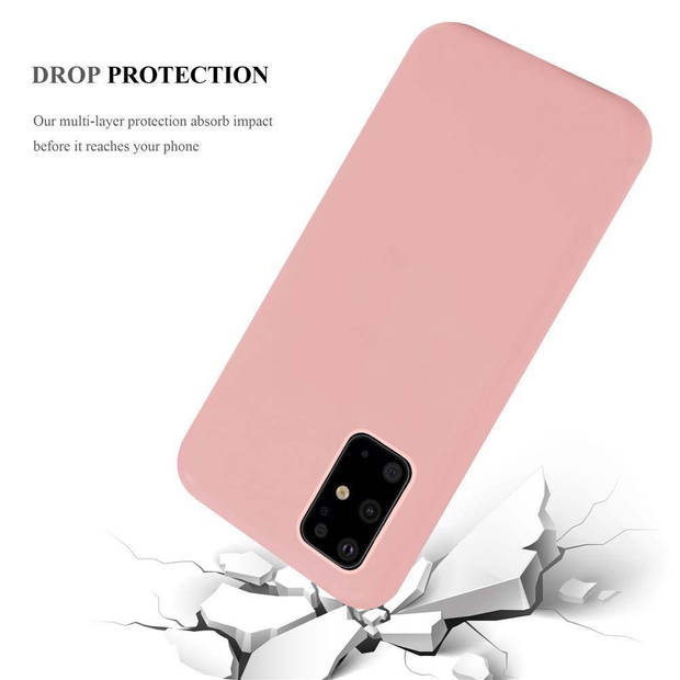 Cadorabo Hoesje geschikt voor Samsung Galaxy S20 PLUS in CANDY ROZE - Beschermhoes TPU silicone Case Cover