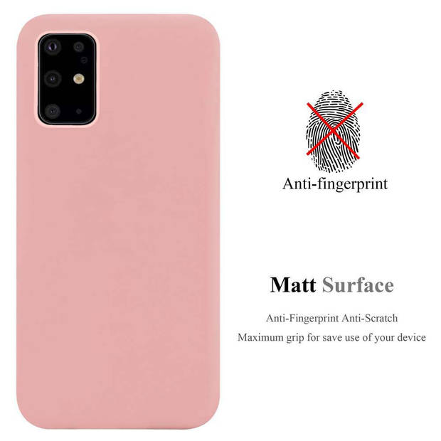 Cadorabo Hoesje geschikt voor Samsung Galaxy S20 PLUS in CANDY ROZE - Beschermhoes TPU silicone Case Cover