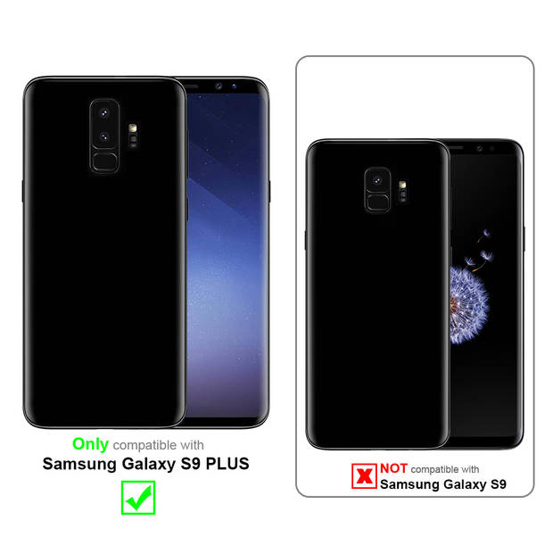 Cadorabo Hoesje geschikt voor Samsung Galaxy S9 PLUS in LIQUID LICHT PAARS - Beschermhoes van TPU silicone Case Cover