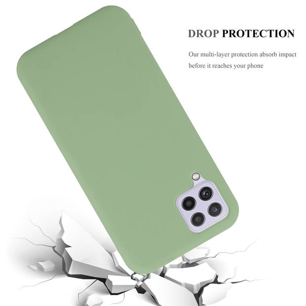 Cadorabo Hoesje geschikt voor Samsung Galaxy A22 4G / M22 / M32 4G in CANDY PASTEL GROEN - Beschermhoes TPU silicone