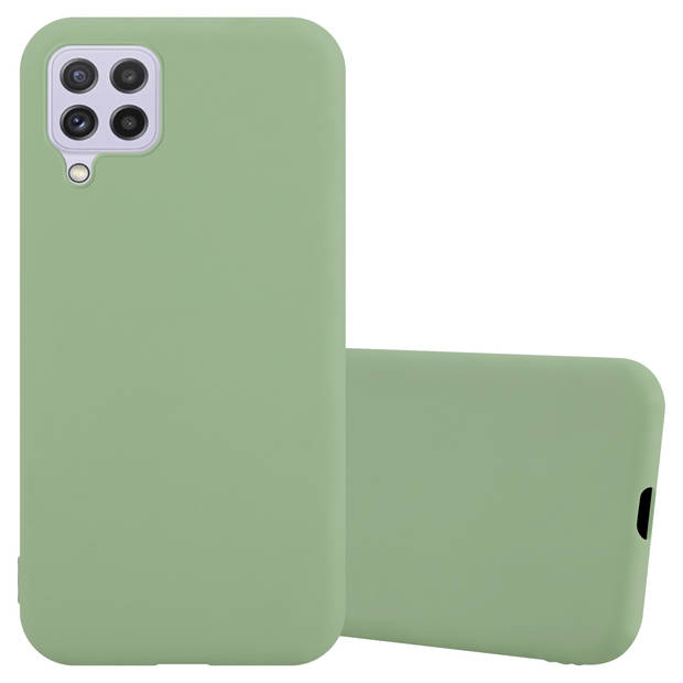 Cadorabo Hoesje geschikt voor Samsung Galaxy A22 4G / M22 / M32 4G in CANDY PASTEL GROEN - Beschermhoes TPU silicone