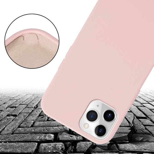 Cadorabo Mobiele telefoon ketting geschikt voor Apple iPhone 11 PRO Hoesje in LIQUID ROZE - Silicone beschermhoes