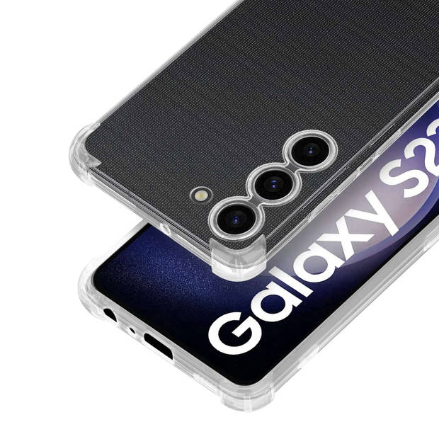 Cadorabo Hoesje geschikt voor Samsung Galaxy S23 in Doorzichtig - Beschermhoes Cover gemaakt van TPU Silicone Case