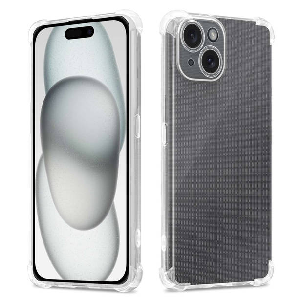 Cadorabo Hoesje geschikt voor Apple iPhone 13 in Doorzichtig - Beschermhoes Cover gemaakt van TPU Silicone Case