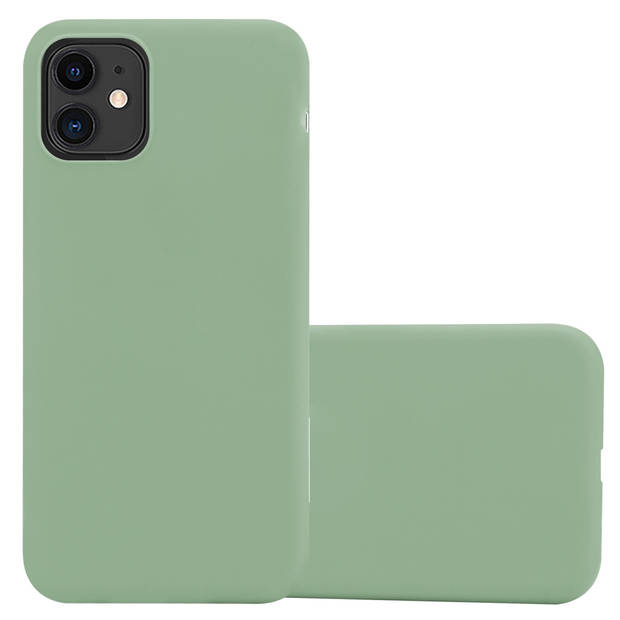 Cadorabo Hoesje geschikt voor Apple iPhone 11 in CANDY PASTEL GROEN - Beschermhoes TPU silicone Case Cover