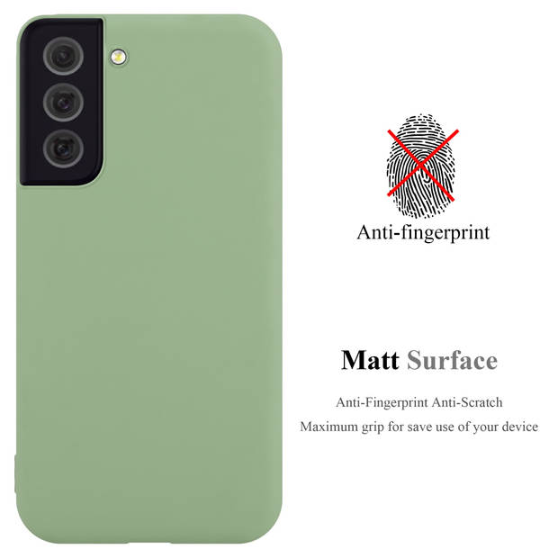 Cadorabo Hoesje geschikt voor Samsung Galaxy S22 in CANDY PASTEL GROEN - Beschermhoes TPU silicone Case Cover