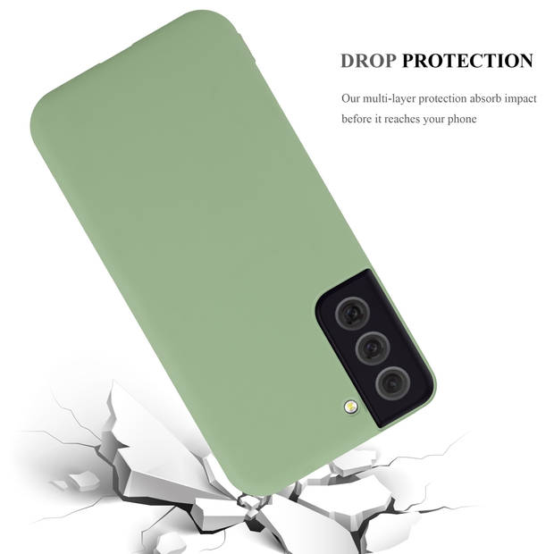 Cadorabo Hoesje geschikt voor Samsung Galaxy S22 in CANDY PASTEL GROEN - Beschermhoes TPU silicone Case Cover