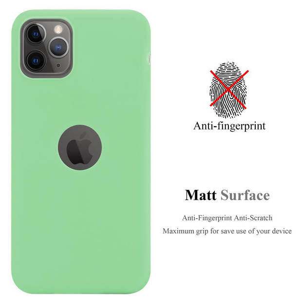 Cadorabo Hoesje geschikt voor Apple iPhone 11 PRO MAX in CANDY PASTEL GROEN - Beschermhoes TPU silicone Case Cover